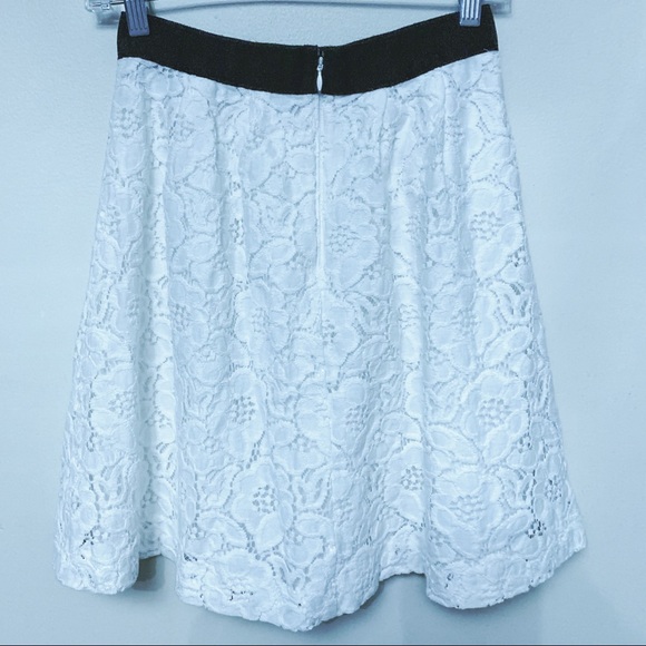 EUC Loft White Embroidered SkirtEUC - Picture 3 of 5